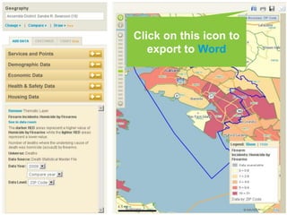 Click on this icon to
   export to Word
 