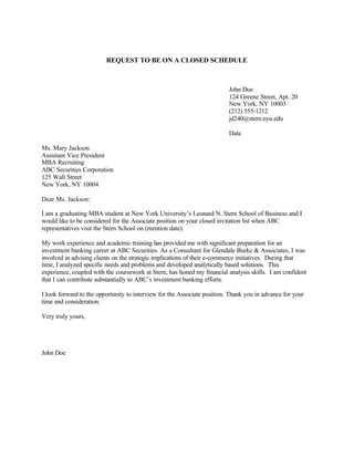 Sample Of Zambian Application Letter