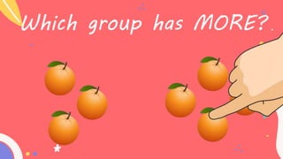 Which group has MORE?