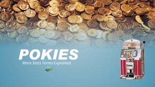 POKIES
More Slots Terms Explained
 