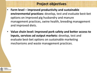 More pork by and for the poor: Catalyzing emerging smallholder pig value chains in Uganda for food security and poverty reduction