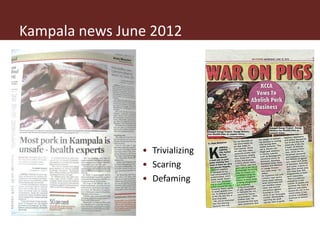 More pork and less parasites: A farm to fork approach for assessment and management of pork meat associated diseases in Uganda