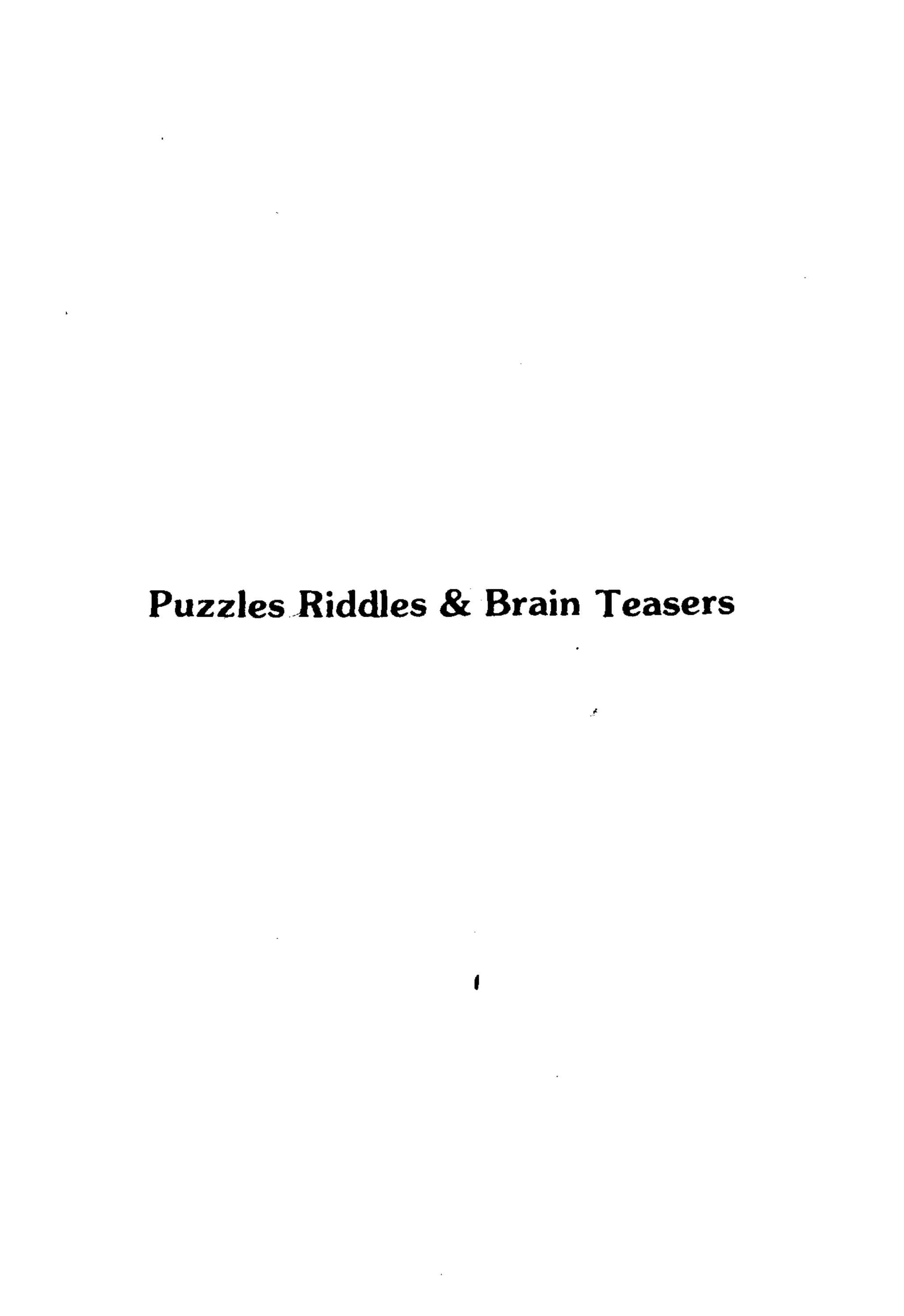 Puzzles Kiddies & Brain Teasers
i
 