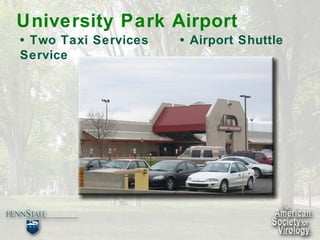 University Park Airport •  Two Taxi Services  • Airport Shuttle Service 