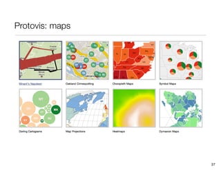 Protovis: maps




                 37
 