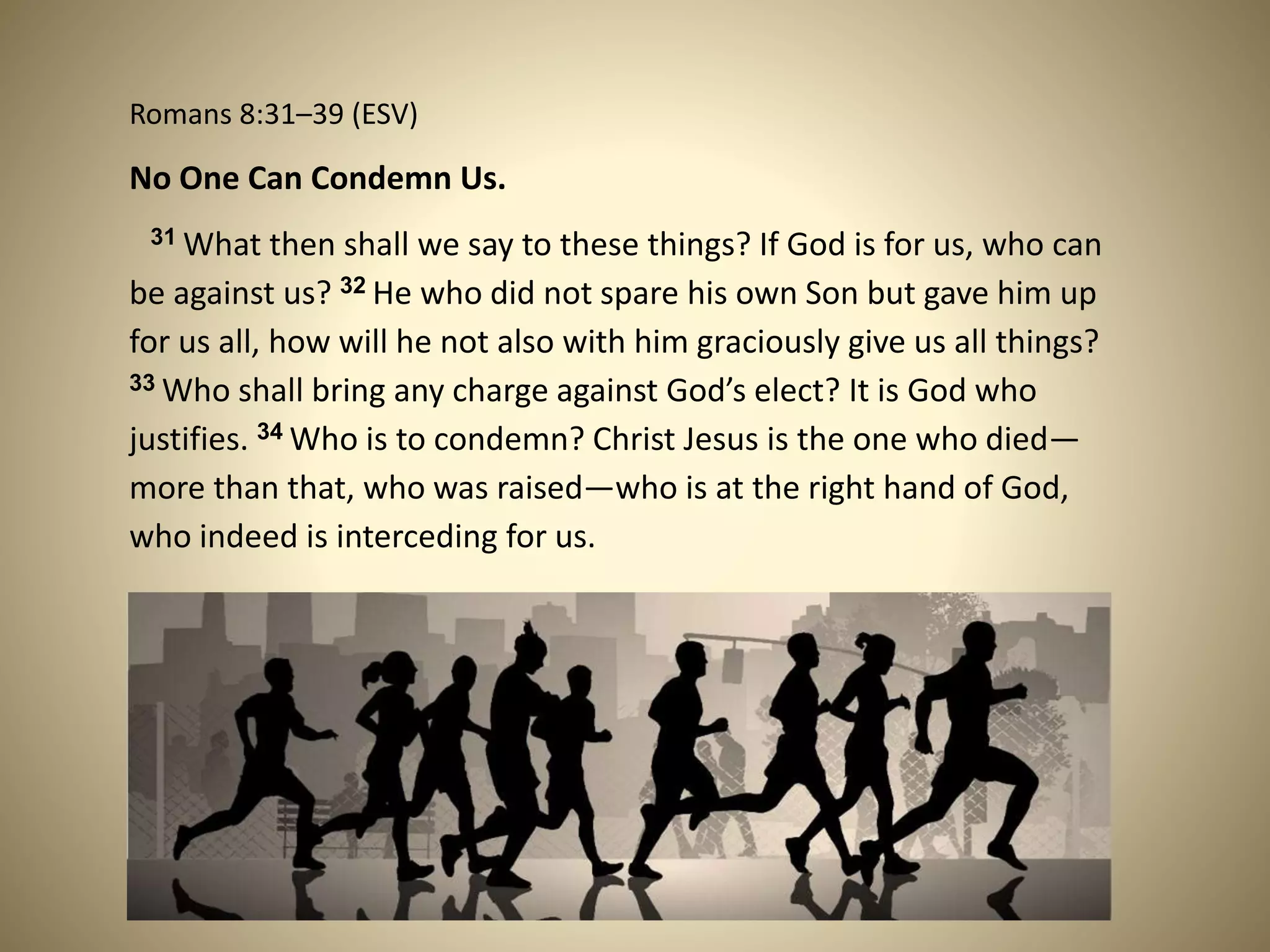 More Than Conquerors -Romans 8:31-39 | PPTX