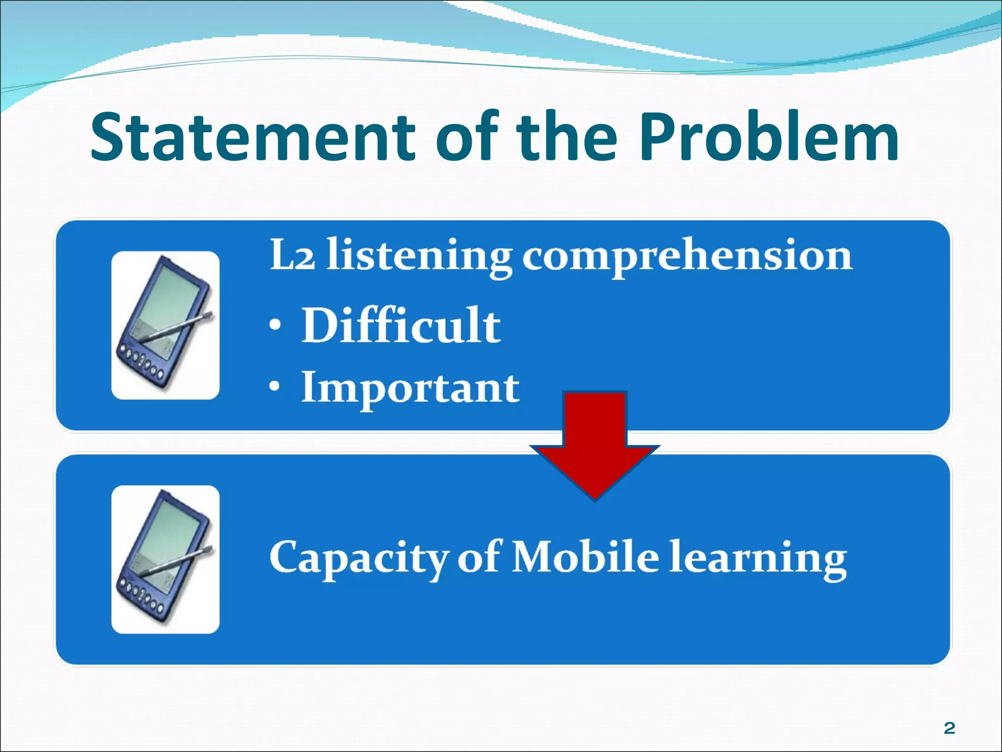 Statement of the Problem 