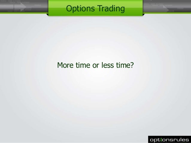 More time or less time?