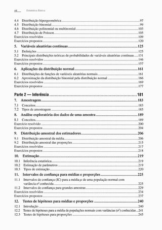 Morettin   estatistica básica, probabilidade