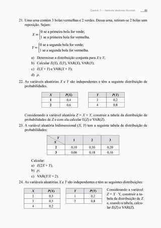 Morettin   estatistica básica, probabilidade