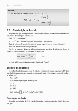 Morettin   estatistica básica, probabilidade