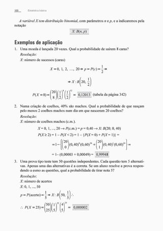 Morettin   estatistica básica, probabilidade