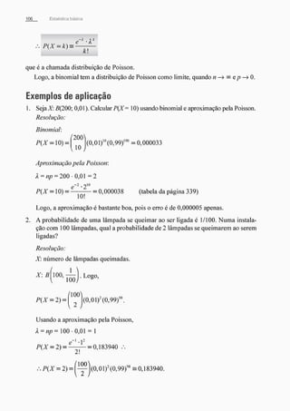 Morettin   estatistica básica, probabilidade