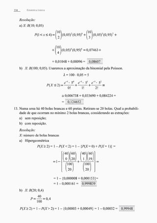 Morettin   estatistica básica, probabilidade