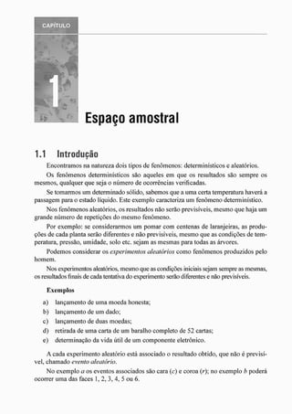 Morettin   estatistica básica, probabilidade