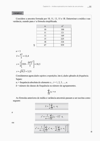Morettin   estatistica básica, probabilidade