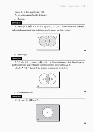 Morettin   estatistica básica, probabilidade