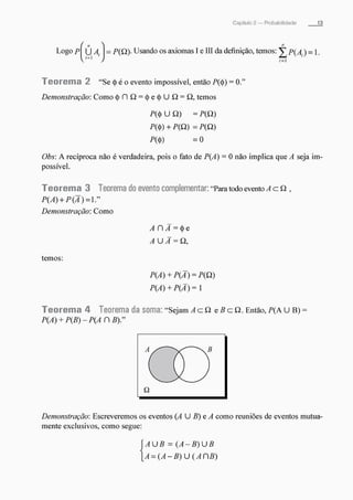 Morettin   estatistica básica, probabilidade