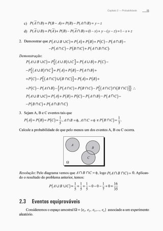 Morettin   estatistica básica, probabilidade