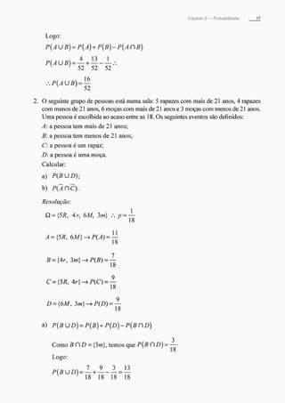 Morettin   estatistica básica, probabilidade