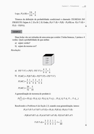 Morettin   estatistica básica, probabilidade