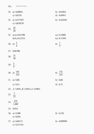 Morettin   estatistica básica, probabilidade