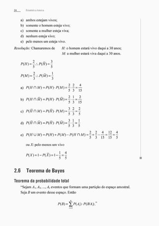 Morettin   estatistica básica, probabilidade