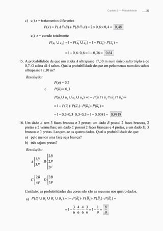 Morettin   estatistica básica, probabilidade