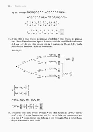Morettin   estatistica básica, probabilidade