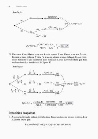 Morettin   estatistica básica, probabilidade