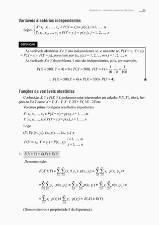 Morettin   estatistica básica, probabilidade