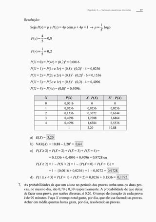 Morettin   estatistica básica, probabilidade