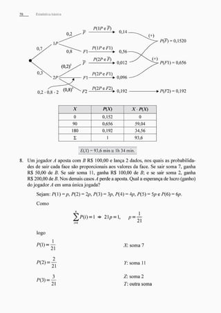 Morettin   estatistica básica, probabilidade