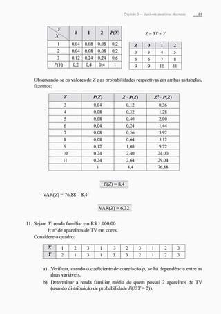 Morettin   estatistica básica, probabilidade