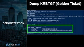 CONFIDENTIAL INFORMATION
DEMONSTRATION
26
Dump KRBTGT (Golden Ticket)
 