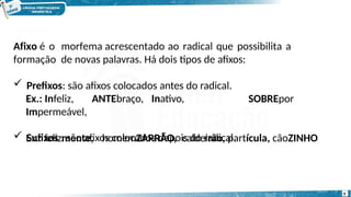 Morfemas da língua portuguesa Profª Vívian .pptx