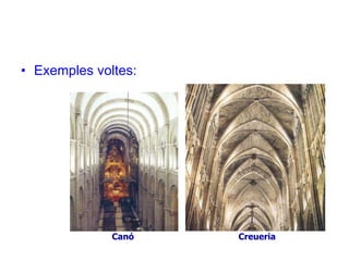 Exemples voltes : Canó Creueria 