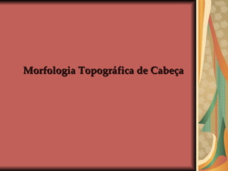Morfologia Topográfica de Cabeça 