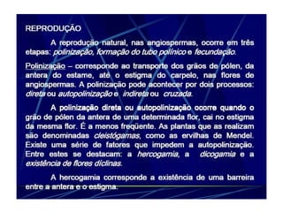 Morfologia da flor agronomia