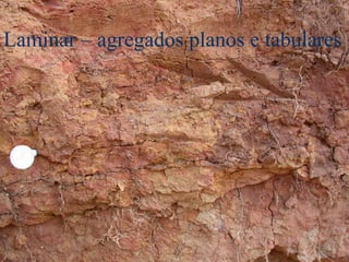 Laminar – agregados planos e tabulares
 