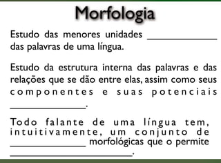 Morfossintaxe