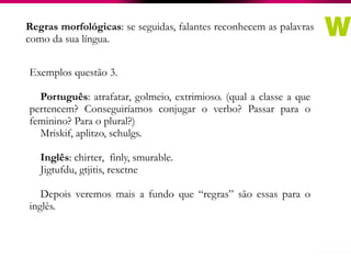 Morfossintaxe