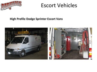 Escort Vehicles High Profile Dodge Sprinter Escort Vans 