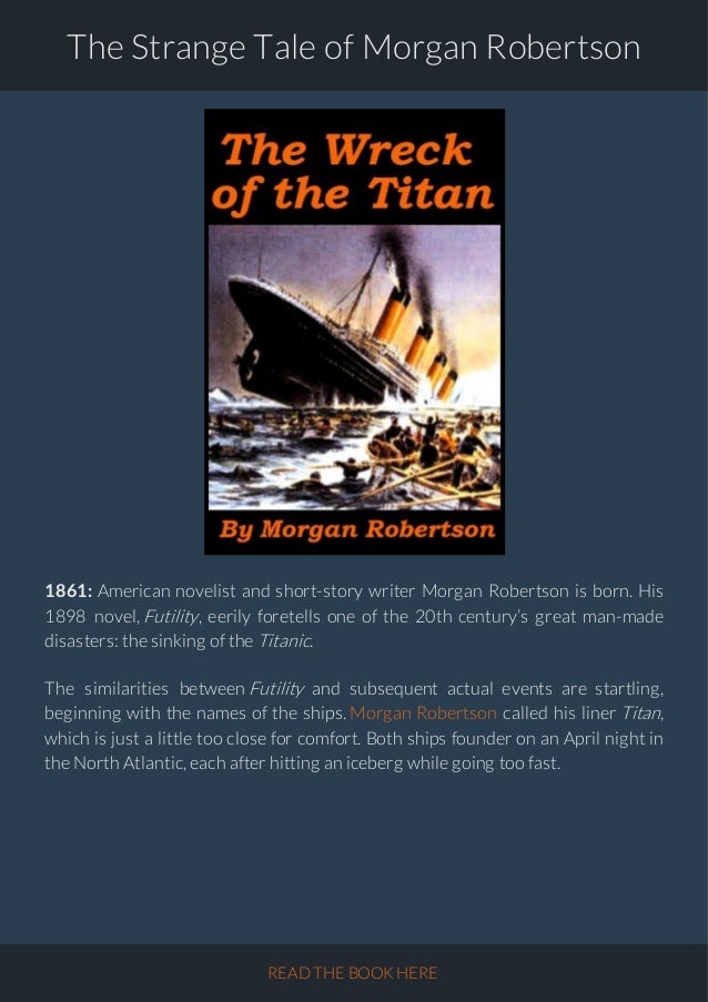 The Strange Tale Of Morgan Robertson