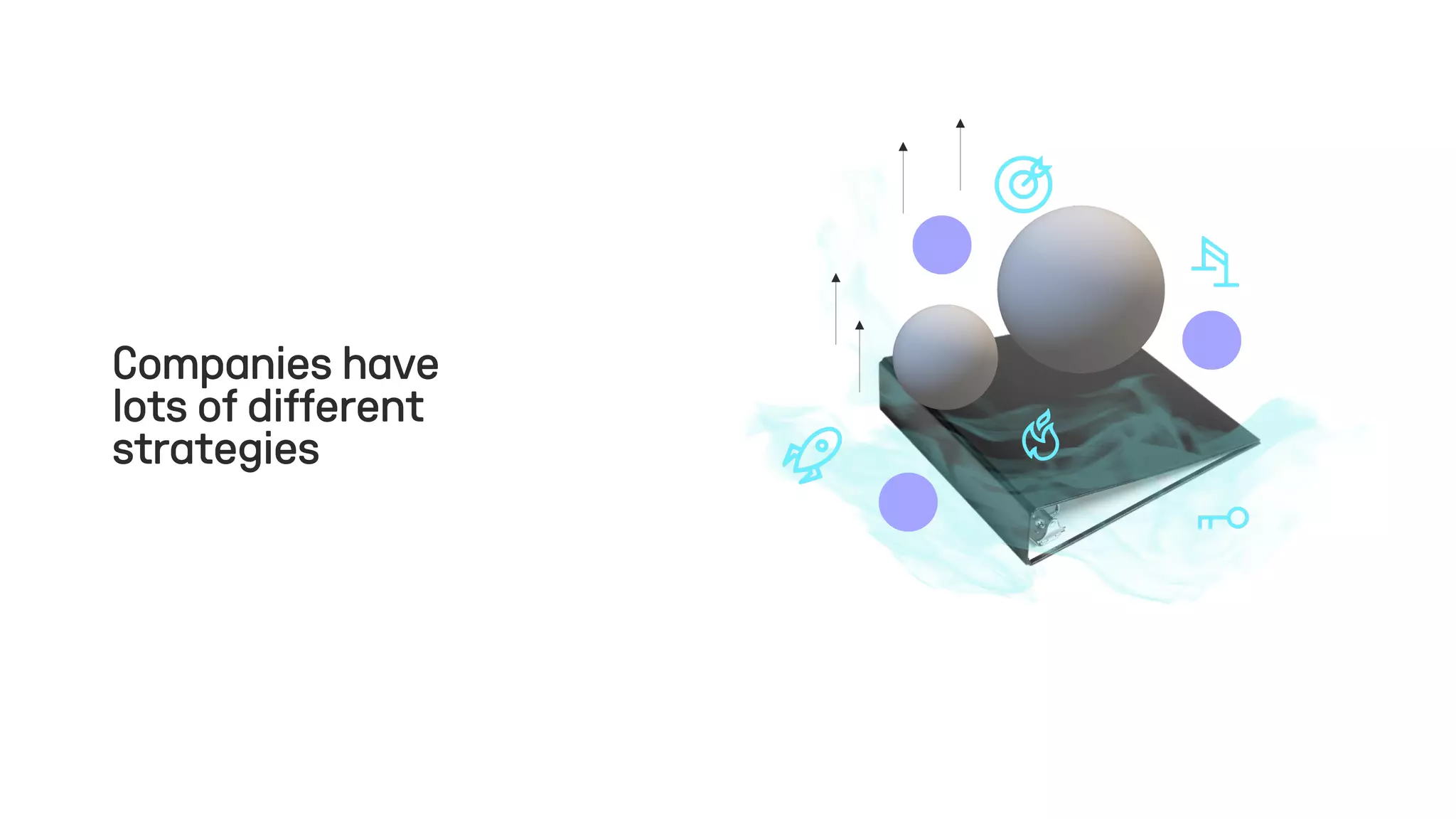 Companies have
lots of different
strategies
 