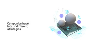 Companies have
lots of different
strategies
 