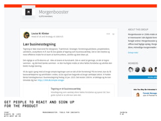 Morgenbooster #63 | Tools for Insights
