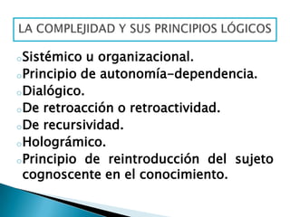 de reducción de los conjuntos al conocimiento de partes simples como las unidades elementales que constituyen las unidades del conjunto. Conocer es analizar llegando a las unidades más simples, en donde se va a encontrar lo más simple de lo más complejo que se desintegra y reduce.