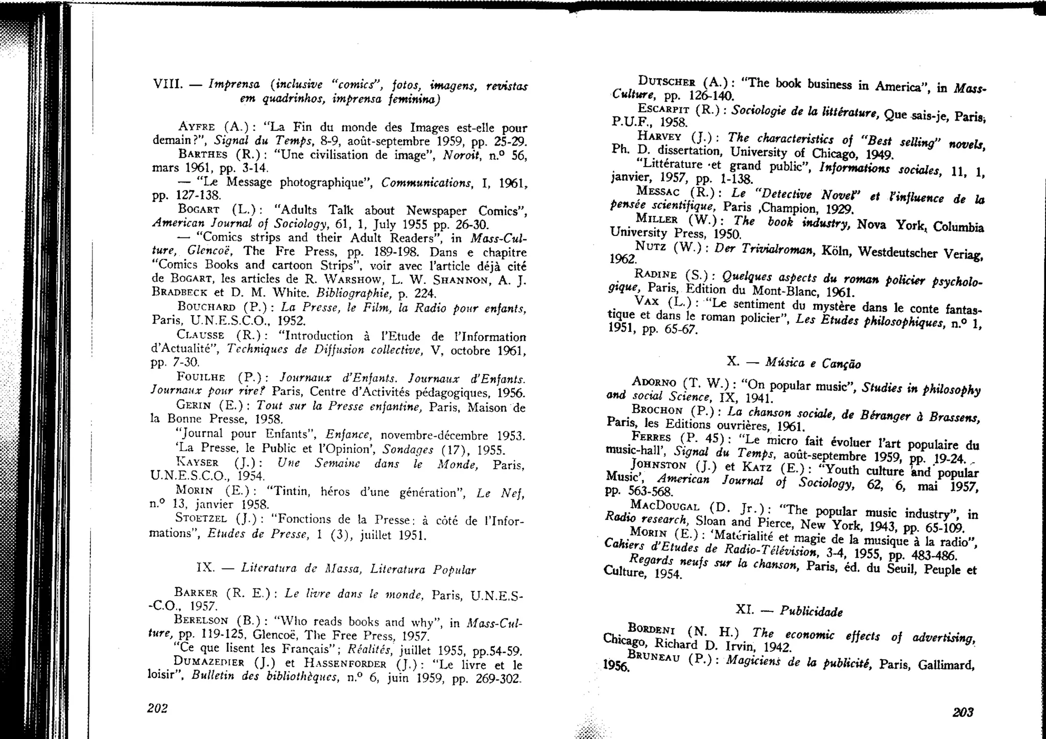 Cultura de Massas no Século XX.