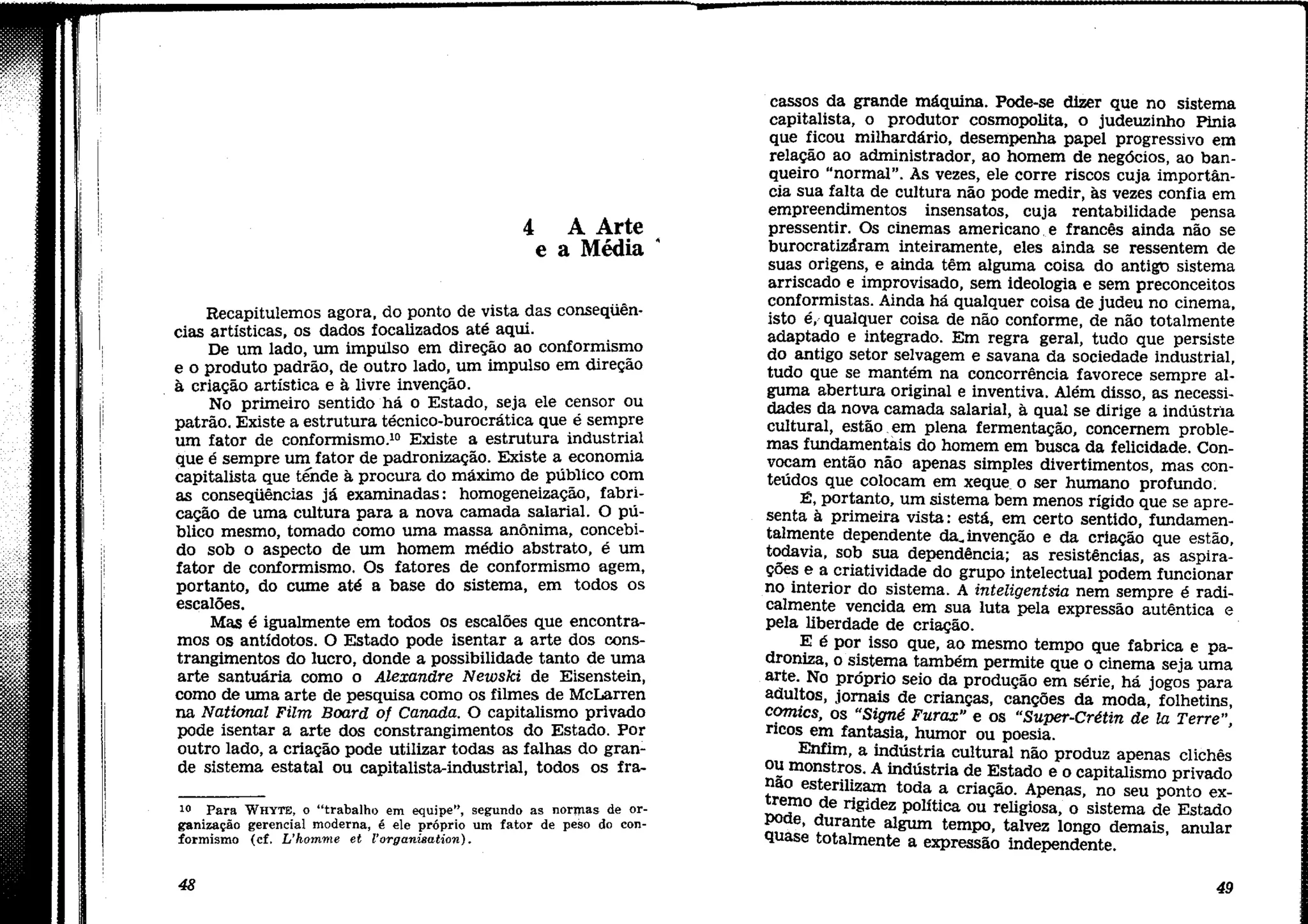 Cultura de Massas no Século XX.